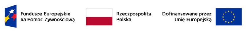 Logo Fundusze Europejskie na Pomoc Żywnościową