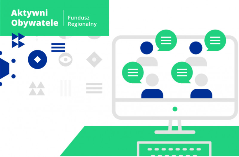 Logo "aktywni obywatele" fundusz regionalny