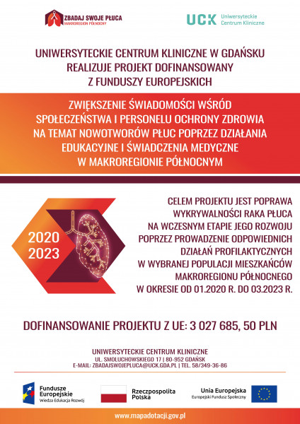Plakat informacyjny o programie