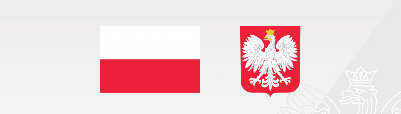 Flaga i godło Polski