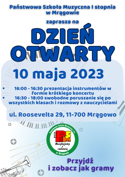 Plakat dzień otwarty