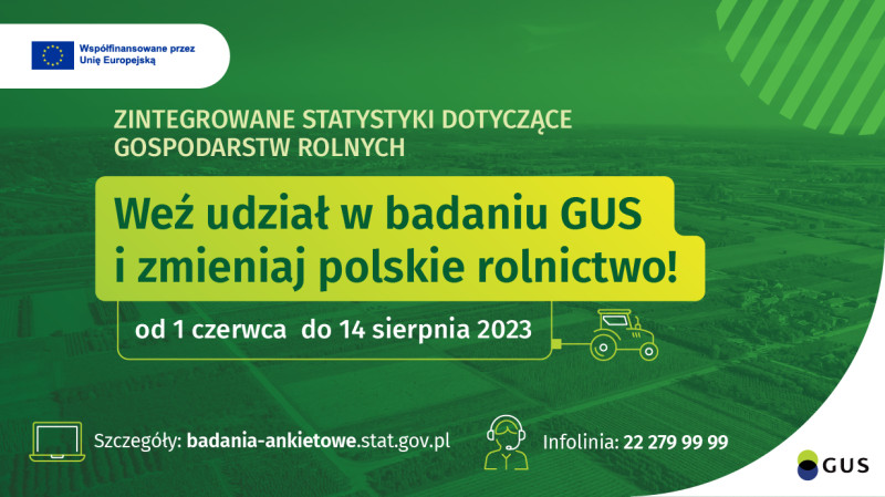 Zintegrowane statystyki dot. gospodarstw rolnych
