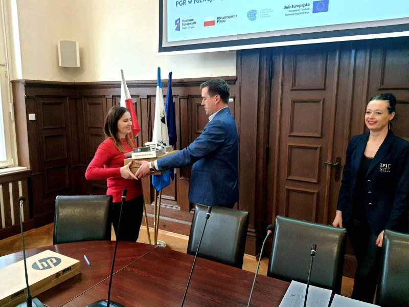 Rozdanie sprzętu w ramach projektu