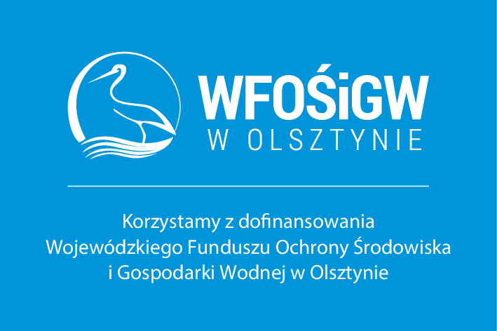 logo projektu i tekst korzystamy z dofinansownia wojewódzkiego funduszu ochrony środowiska i gospodarki wodnej
